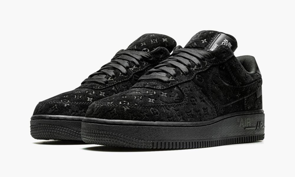 LV AIR FORCE 1 LOW "Virgil Abloh - BLACK/BLACK"