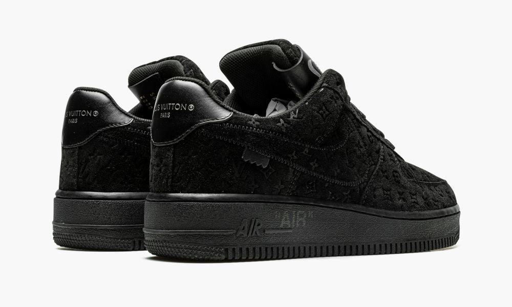 LV AIR FORCE 1 LOW "Virgil Abloh - BLACK/BLACK"